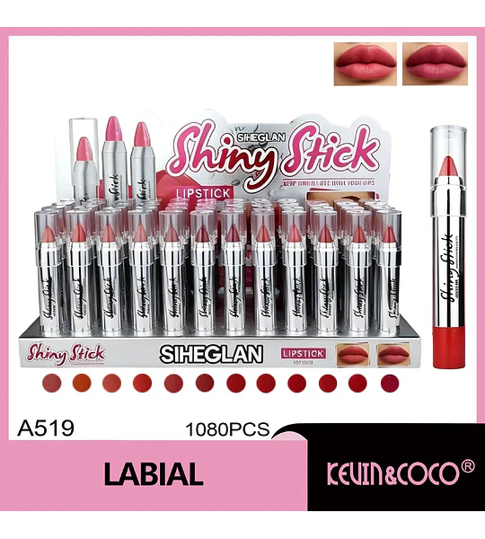 Labial en Barra Shiny Stick