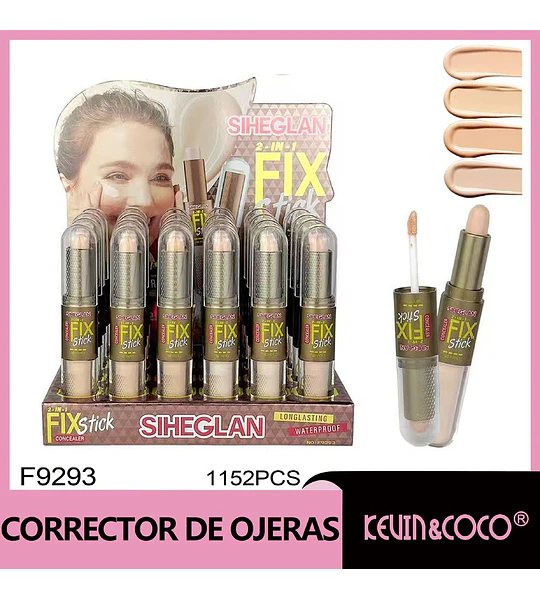 Dúo de Correctores: Corrector en Barra + Corrector Líquido