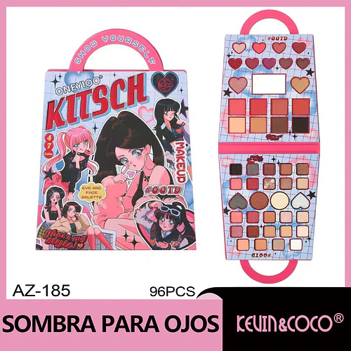 Paleta de Sombras de Ojos en Estuche Bolso Animado Print - Chuys Beautys® | Chuys Beautys