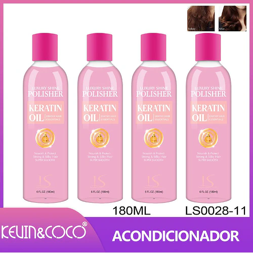 Aceite Capilar de Keratina 180ml - Chuys Beautys® | Chuys Beautys