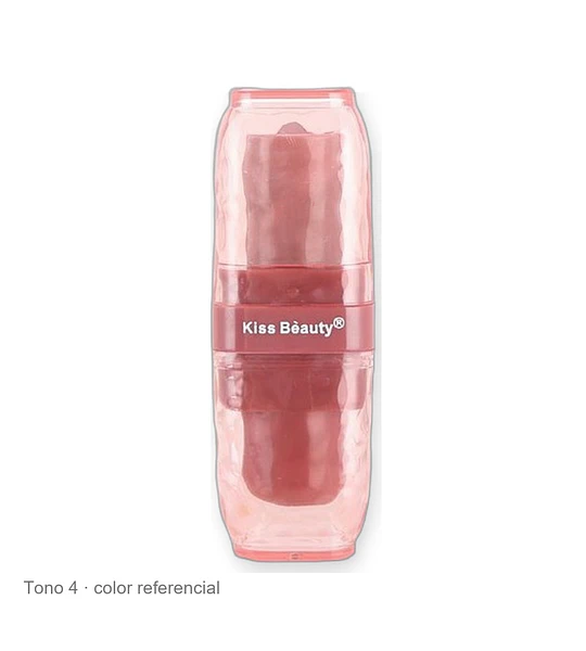 Labial Mate de Larga Duración Kiss Bèauty Alta Pigmentación