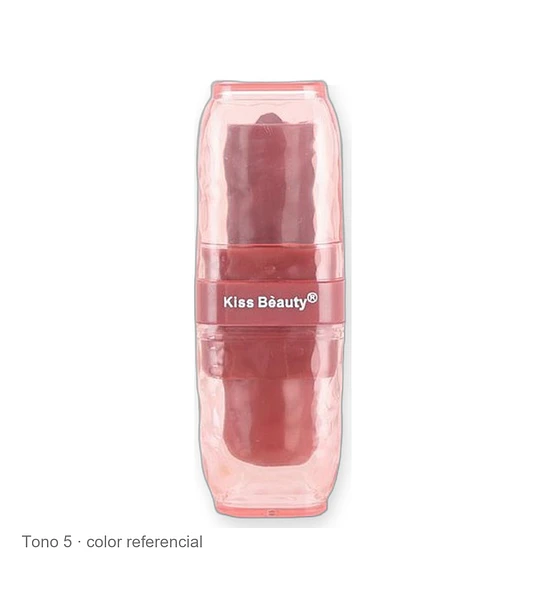 Labial Mate de Larga Duración Kiss Bèauty Alta Pigmentación