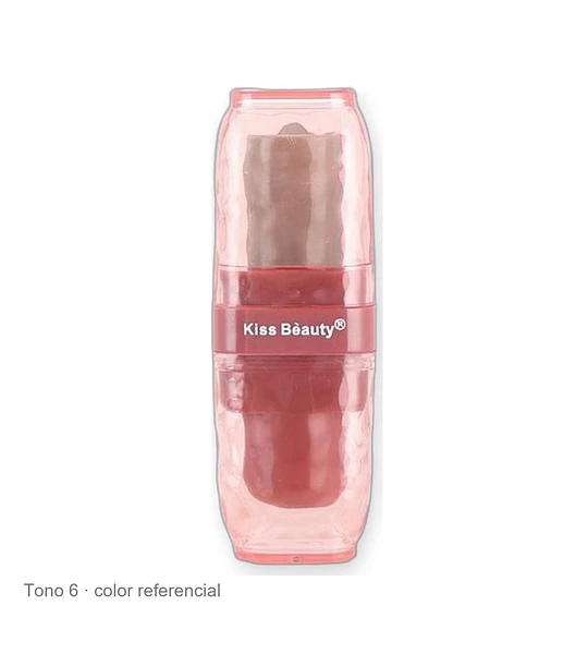 Labial Mate de Larga Duración Kiss Bèauty Alta Pigmentación