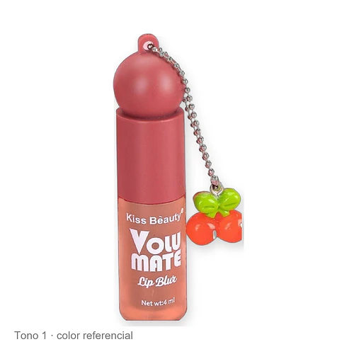 Tinte Labial Volumate Lip Blur Kiss Bèauty con Charm Cereza - Chuys Beautys | Chuys Beautys