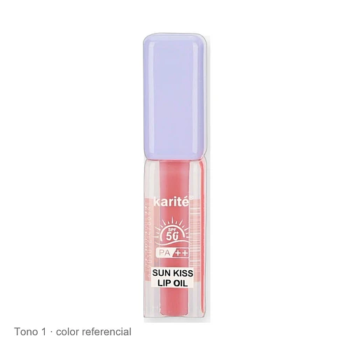 Aceite labial con protección solar SPF 50 PA++ Kiss Beauty Karité - Chuys Beautys | Chuys Beautys
