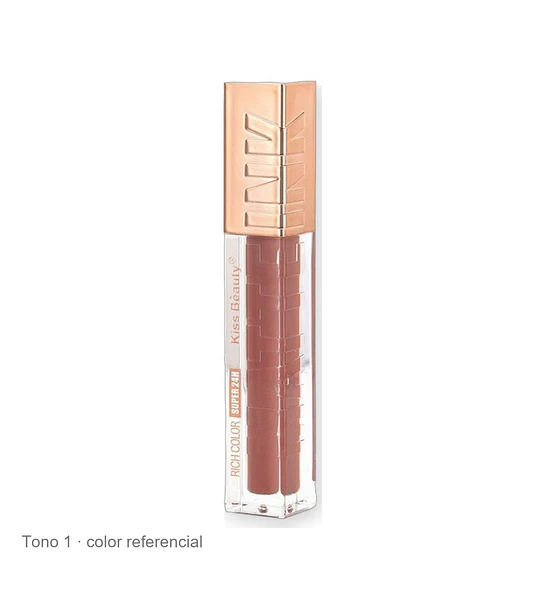 Labial Líquido Matte Ink Super Waterproof 24H Kiss Beauty