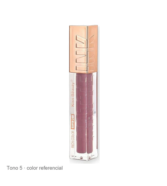 Labial Líquido Matte Ink Super Waterproof 24H Kiss Beauty