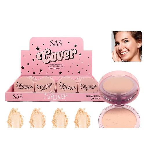 Polvo Compacto Cover Mate SAS - SAS COSMETICS | Chuys Beautys
