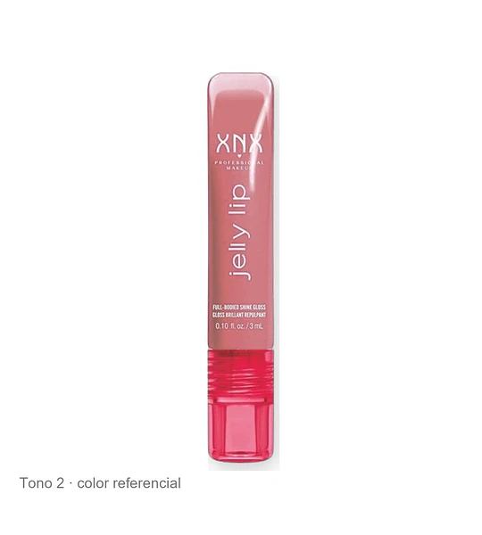 Brillo labial efecto gel Kiss Beauty XNX Full-Bodied Shine Gloss