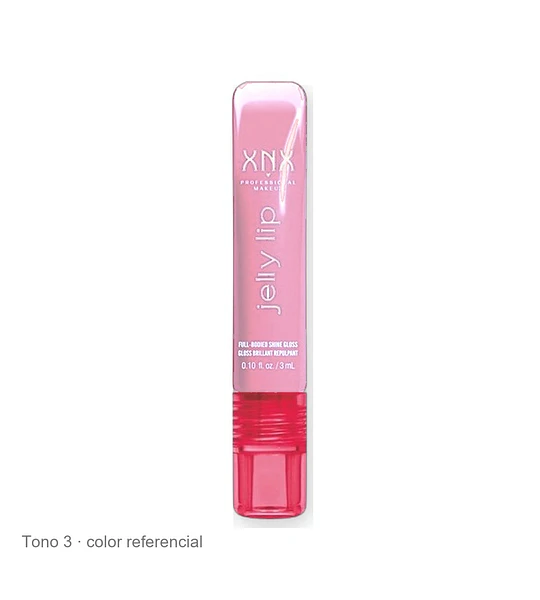 Brillo labial efecto gel Kiss Beauty XNX Full-Bodied Shine Gloss