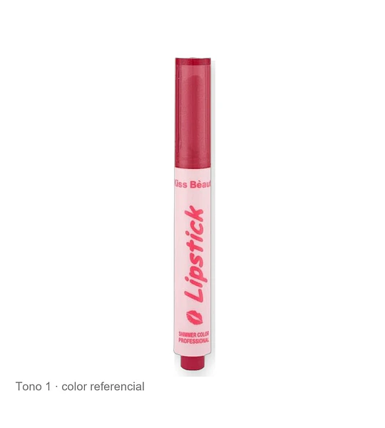 Labial Shimmer Plump Kiss Beauty con efecto brillante y voluminizador