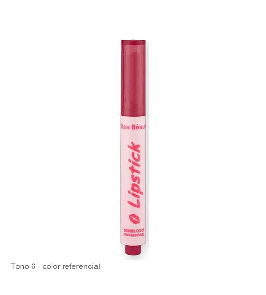 Labial Shimmer Plump Kiss Beauty con efecto brillante y voluminizador