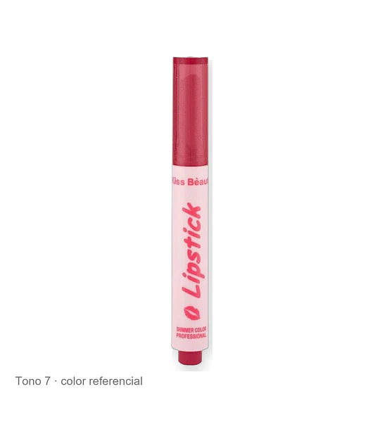 Labial Shimmer Plump Kiss Beauty con efecto brillante y voluminizador