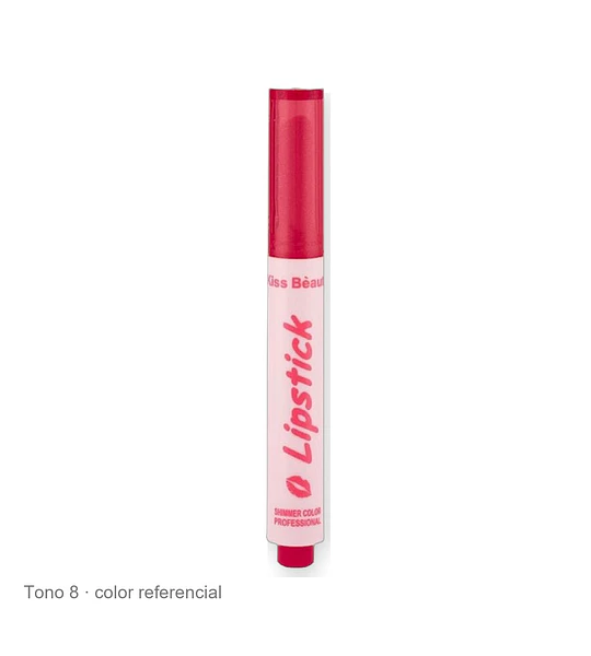 Labial Shimmer Plump Kiss Beauty con efecto brillante y voluminizador