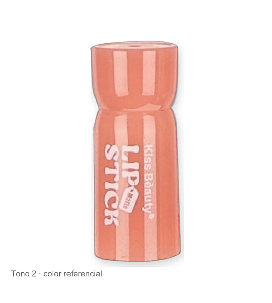 Labial Lipstick Matte Kiss Bèauty de larga duración y resistente al agua