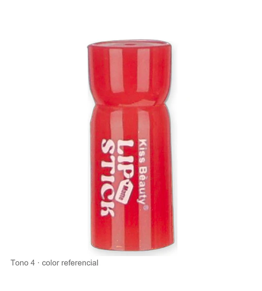 Labial Lipstick Matte Kiss Bèauty de larga duración y resistente al agua