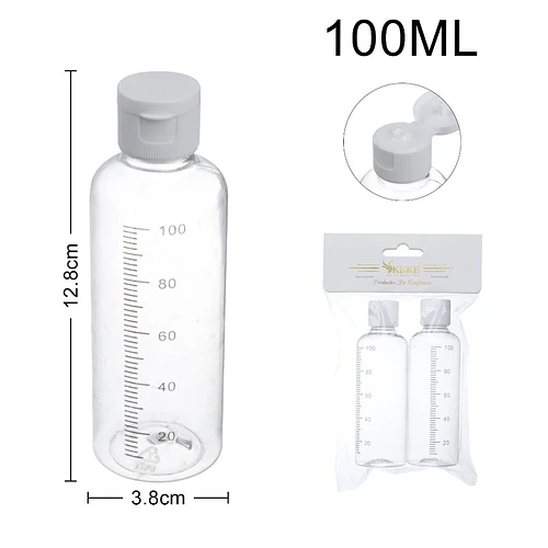 Botellas de plástico 100ml - Chuys Beautys | Chuys Beautys