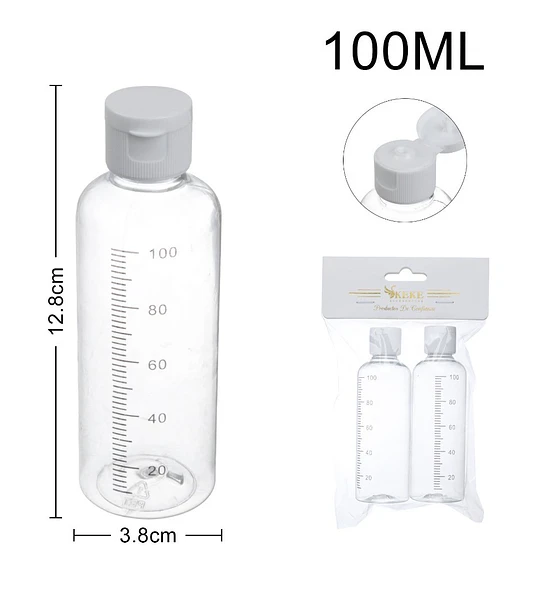 Botellas de plástico 100ml