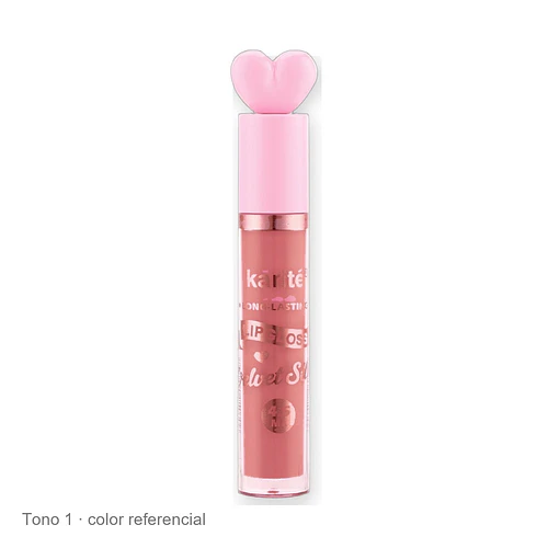 Brillo Labial Velvet Silky Larga Duración Kiss Beauty Karité - Chuys Beautys | Chuys Beautys