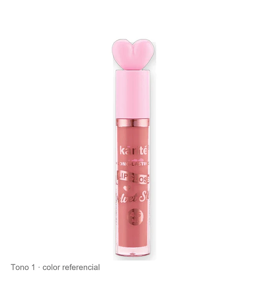 Brillo Labial Velvet Silky Larga Duración Kiss Beauty Karité