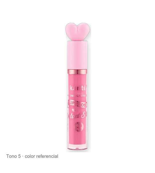 Brillo Labial Velvet Silky Larga Duración Kiss Beauty Karité