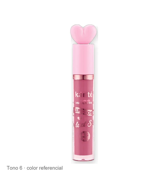 Brillo Labial Velvet Silky Larga Duración Kiss Beauty Karité