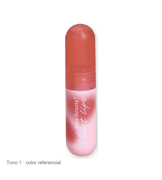 Lipgloss Velvet Lips Larga Duración Kiss Bèauty