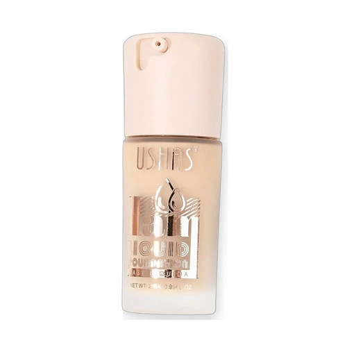 Base líquida cobertura natural USHAS 28 ml - USHAS | Chuys Beautys