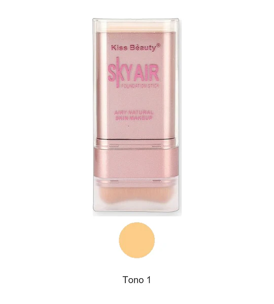 Foundation Stick Doble Cabezal Kiss Bèauty SKYAIR para Maquillaje Natural