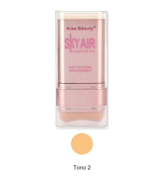 Foundation Stick Doble Cabezal Kiss Bèauty SKYAIR para Maquillaje Natural