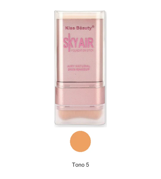 Foundation Stick Doble Cabezal Kiss Bèauty SKYAIR para Maquillaje Natural