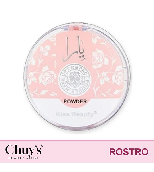 Polvo Compacto Matte Larga Duración Kiss Beauty 24H