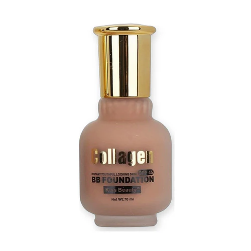 Kiss Beauty Collagen BB Foundation con SPF 45 y 24h de duración - Chuys Beautys | Chuys Beautys