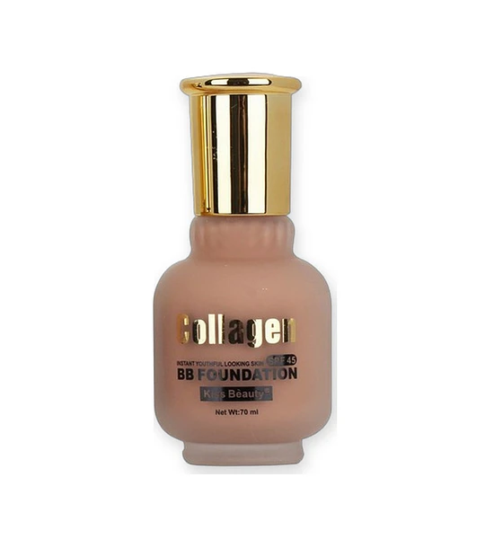 Kiss Beauty Collagen BB Foundation con SPF 45 y 24h de duración