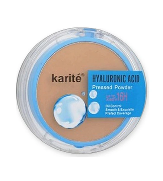 Polvo Compacto con Ácido Hialurónico Karité Kiss Beauty Larga Duración