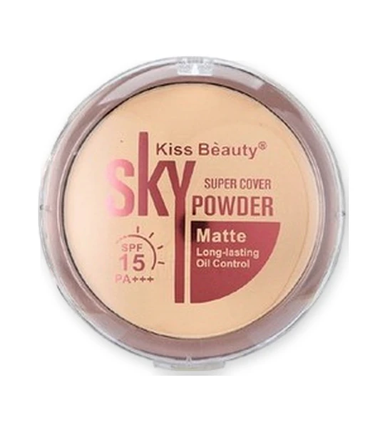 Polvo Compacto Super Cobertura Matte SPF 15 Kiss Bèauty