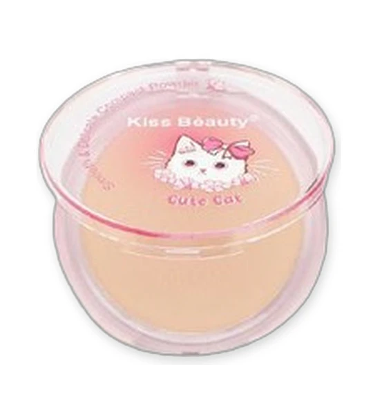 Polvo Compacto Kiss Beauty Smooth & Delicate con Control de Aceite y Acabado Mate