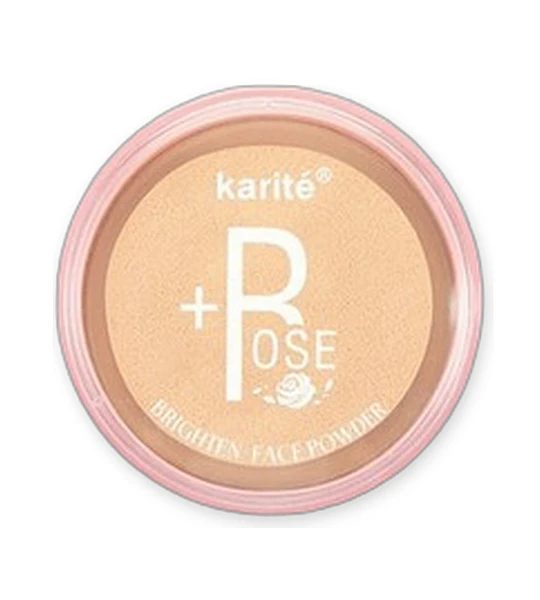 Polvo Compacto Facial Matificante Karité Rose con Control de Aceite