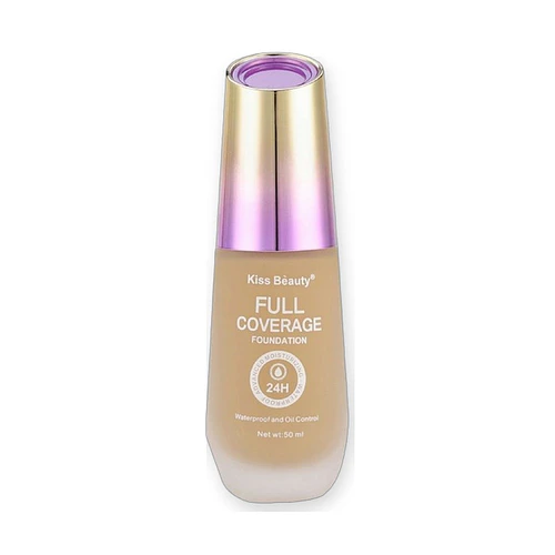 Base de Maquillaje Full Coverage Kiss Beauty 24H Waterproof - Chuys Beautys | Chuys Beautys