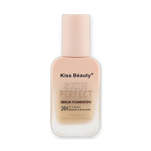 Base de Maquillaje Serum Kiss Beauty Skin Perfect 24H Control de Grasa y Alta Cobertura - Chuys Beautys | Chuys Beautys