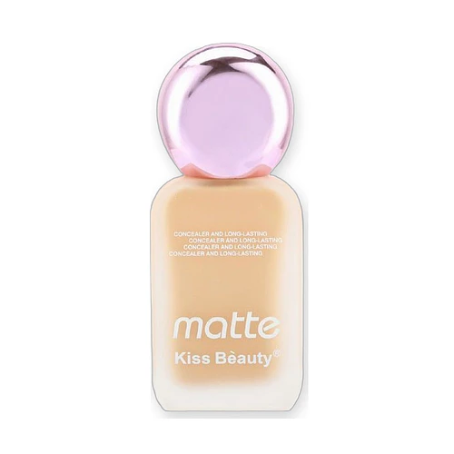 Base de Maquillaje Air Matte Larga Duración Kiss Beauty 24H Alta Cobertura - Chuys Beautys | Chuys Beautys