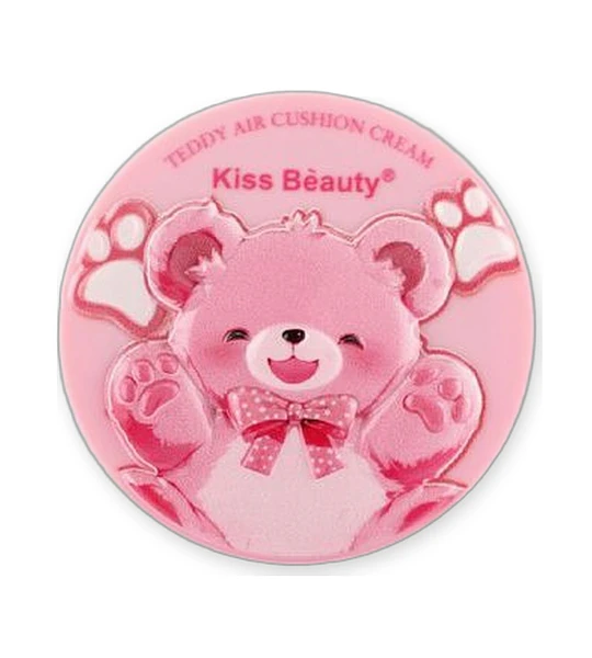 Base de Maquillaje en Cojín Kiss Beauty Teddy Air Cushion con Espejo
