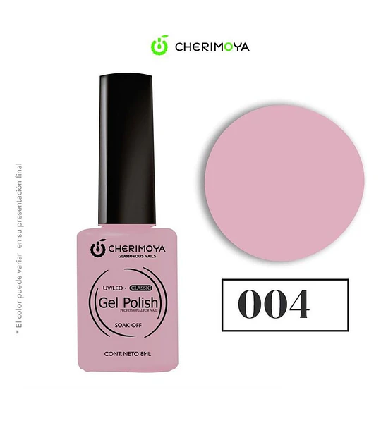 Esmalte Gel Polish Classic 004 Rosa Cherimoya 8ml