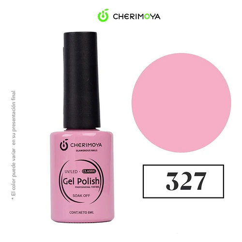 Esmalte Gel Polish Classic 327 Rosa Pastel Cherimoya 8ml - Chuys Beautys | Chuys Beautys