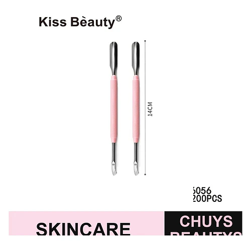 Empujador y limpiador de cutículas doble Kiss Bèauty 14cm - Chuys Beautys | Chuys Beautys