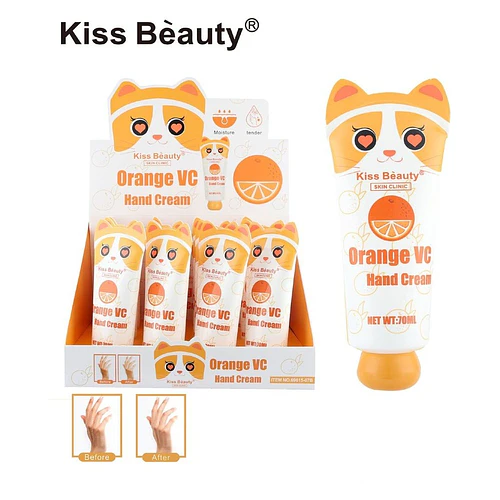 Crema de Manos Hidratante Kiss Beauty con Vitamina C de Naranja - Chuys Beautys | Chuys Beautys