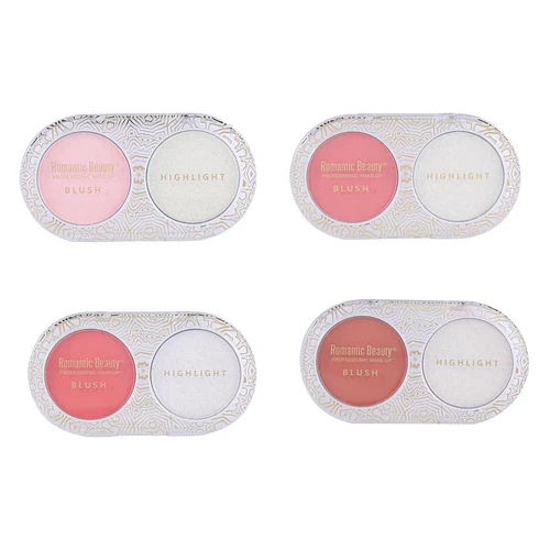 Duo Rubor e Iluminador Satin-Matte Romantic Beauty - ROMANTIC BEAUTY | Chuys Beautys