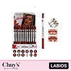 Lápices Delineadores de Labios Clásicos Miss Demi, Kit Surtido de 12 Tonos 2