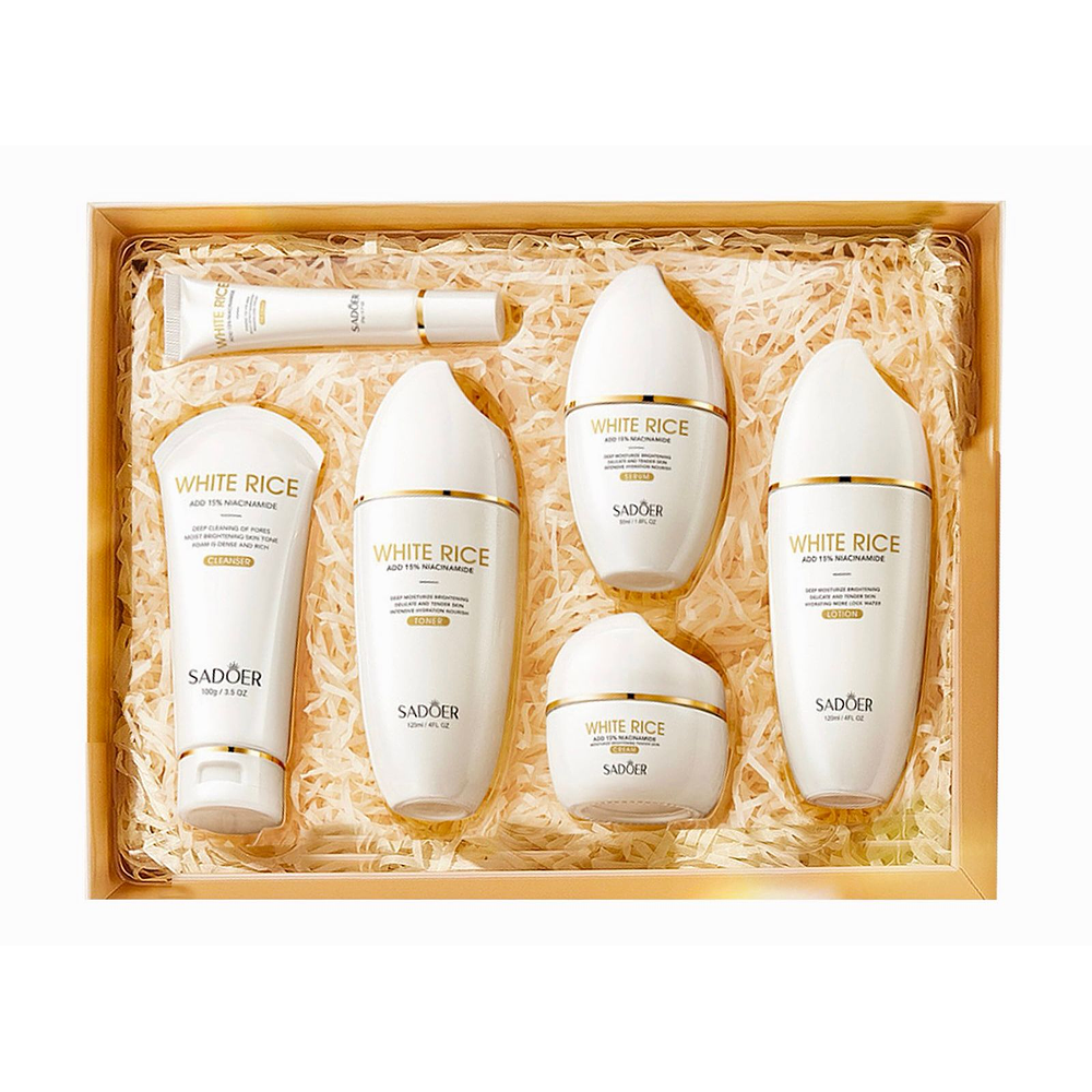SET DE 6 PASOS NIACINAMIDA + ARROZ