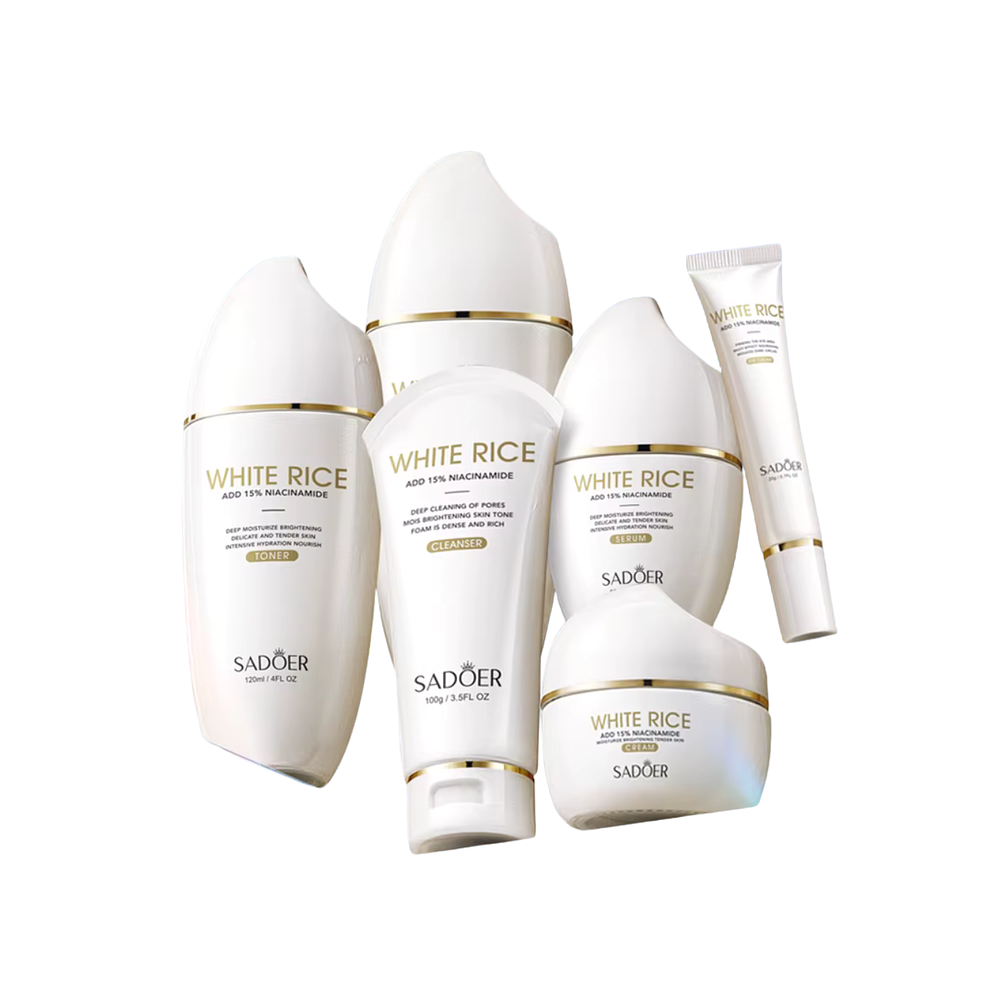 SET DE 6 PASOS NIACINAMIDA + ARROZ